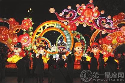 光彩夺目 中秋节花灯图片欣赏