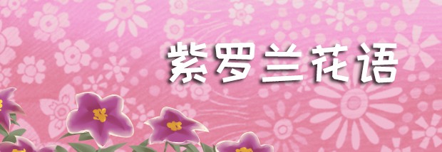 紫罗兰花语