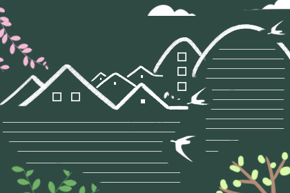 2020冬至黑板报简单又漂亮 非常好画的模板