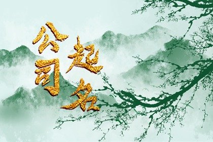 公司起名 寓意很好的公司名字