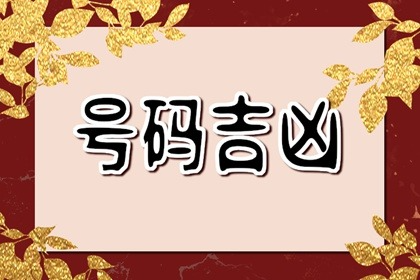 号码吉凶1