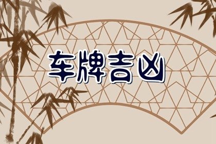车牌号怎么选吉利技巧集锦 吉利数字特殊意义